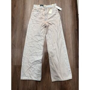 LEVIS PREMIUM RIB CAGE WIDE LEG Light‎ Wash Denim Jeans Womens Size 26